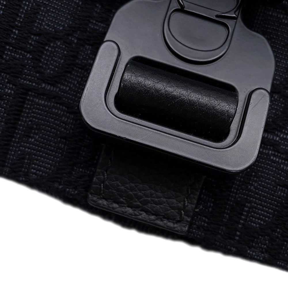 Dior Saddle flap messenger bag Black2ADCA435YKS Leather Canvas Size Mini