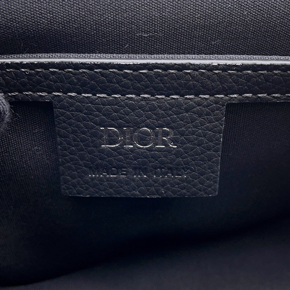 Dior Saddle flap messenger bag Black2ADCA435YKS Leather Canvas Size Mini