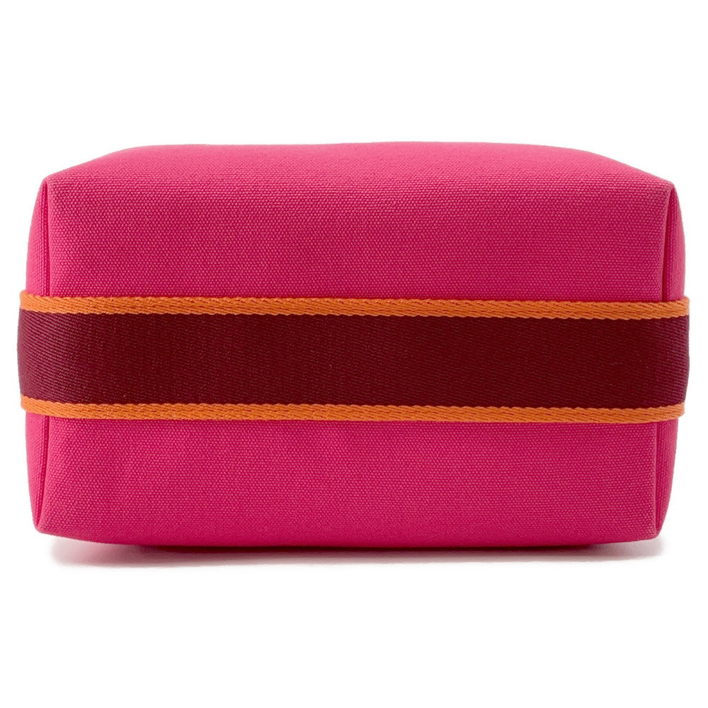 HERMES Brid a Black Hibiscus Canvas Size PM