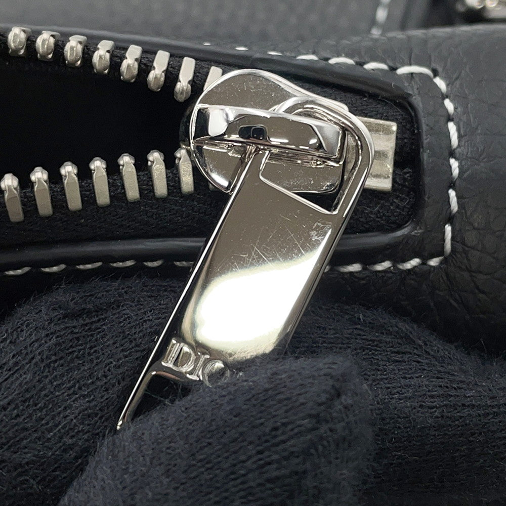 Dior Maxi Saddlebag Black1ADPO211YKK Calf Leather