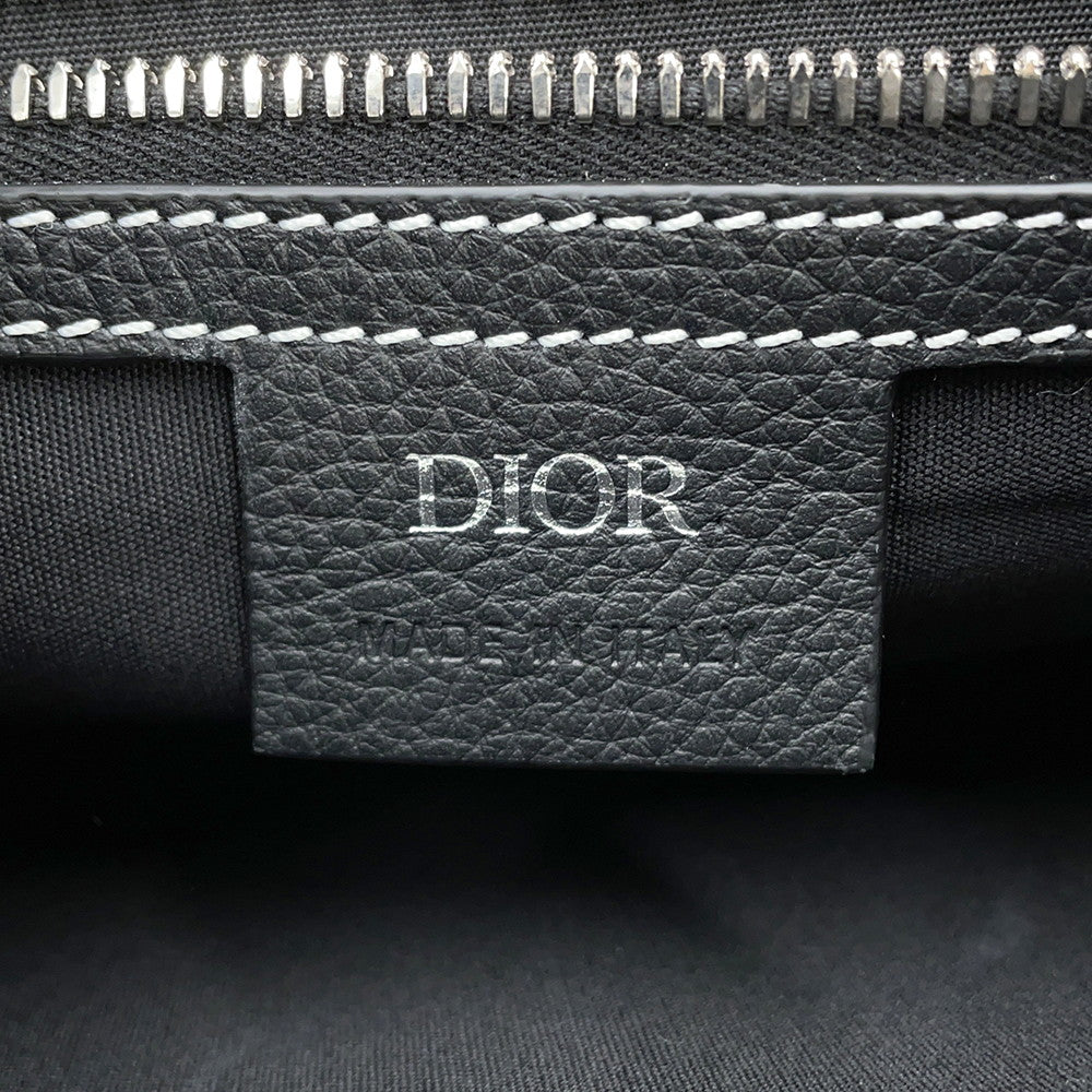 Dior Maxi Saddlebag Black1ADPO211YKK Calf Leather