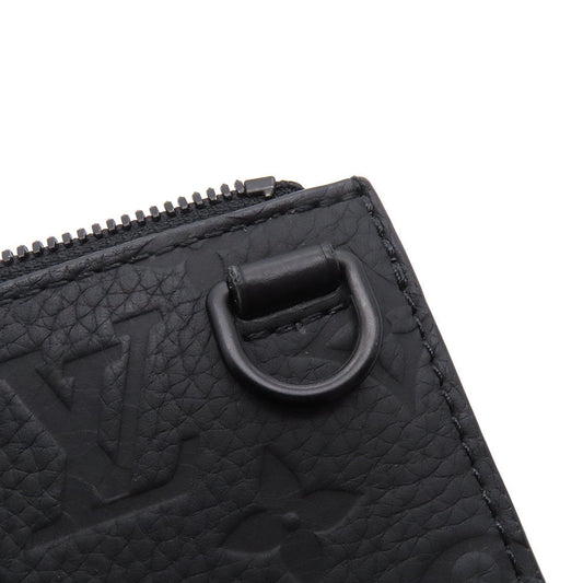 LOUIS VUITTON Sac Plat NoirM21884 Monogram・Taurillon