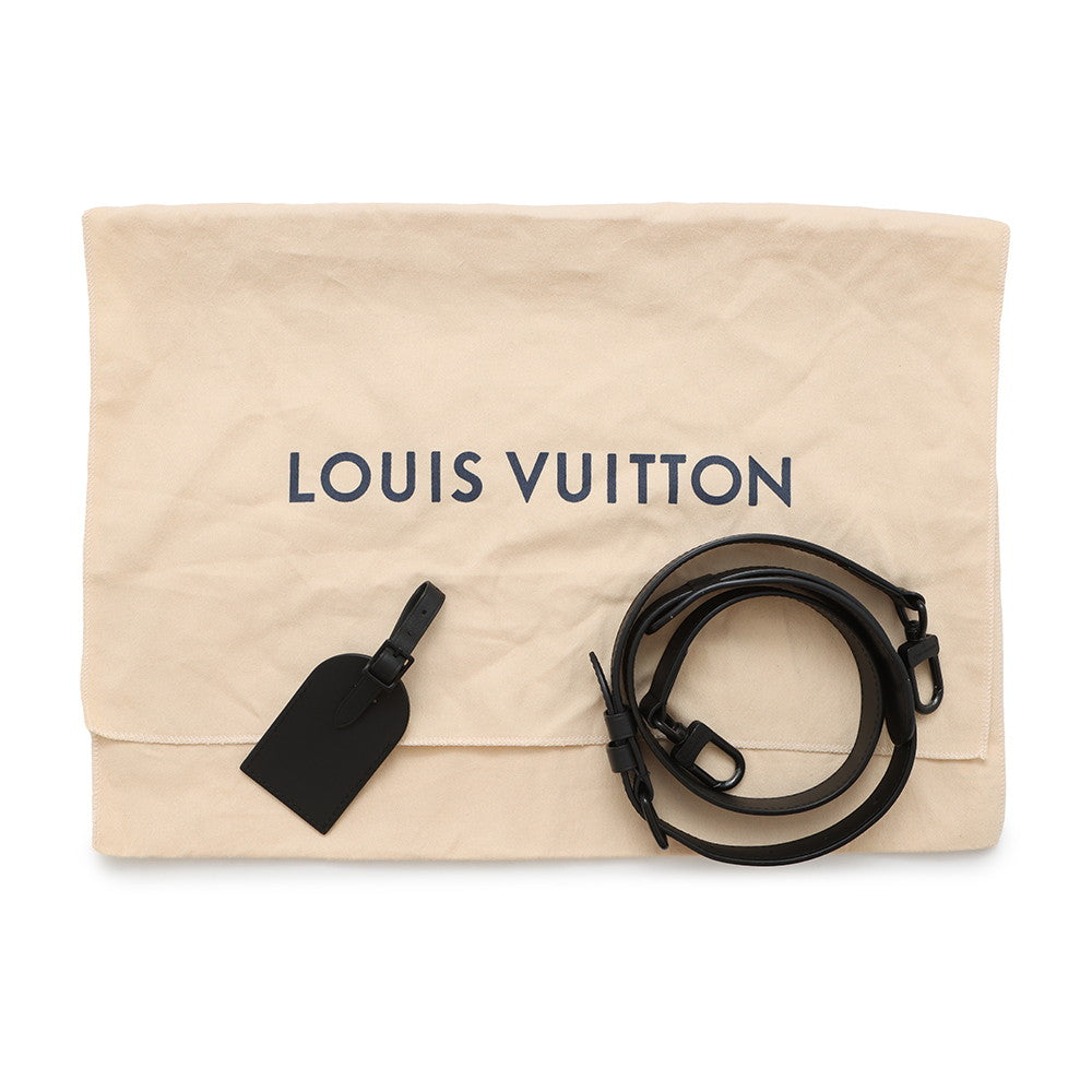 LOUIS VUITTON Sac Plat NoirM21884 Monogram・Taurillon