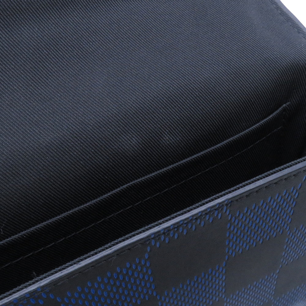 LOUIS VUITTON Studio messenger Noir/BlueN50037 Damier Infini Leather3D