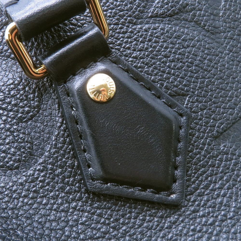 LOUIS VUITTON Speedy Bandouliere NoirM58953 Monogram Empreinte Leather Monogram Giant Size 20