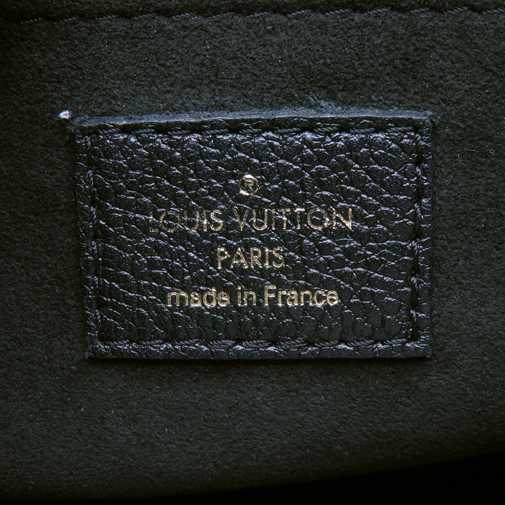 LOUIS VUITTON Speedy Bandouliere NoirM58953 Monogram Empreinte Leather Monogram Giant Size 20