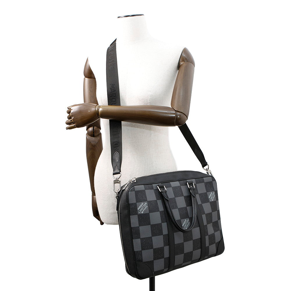 LOUIS VUITTON Sirius・Briefcase NoirN50072 Damier Pattern Capsule Collection