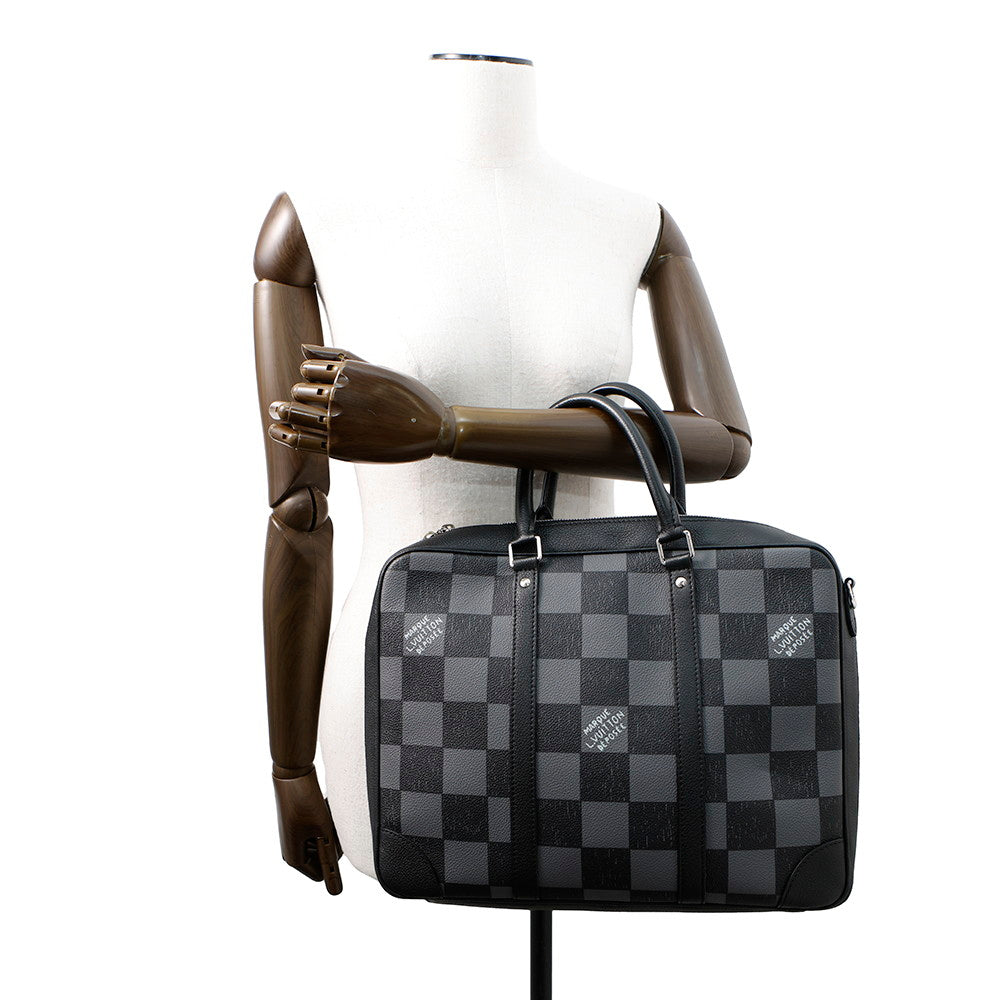 LOUIS VUITTON Sirius・Briefcase NoirN50072 Damier Pattern Capsule Collection