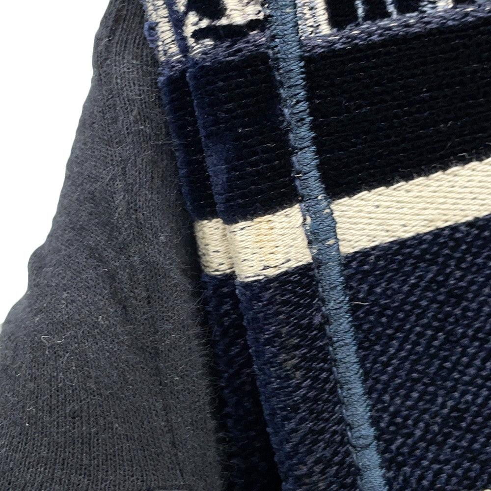 Dior Book tote Navy Canvas Velour Size Medium