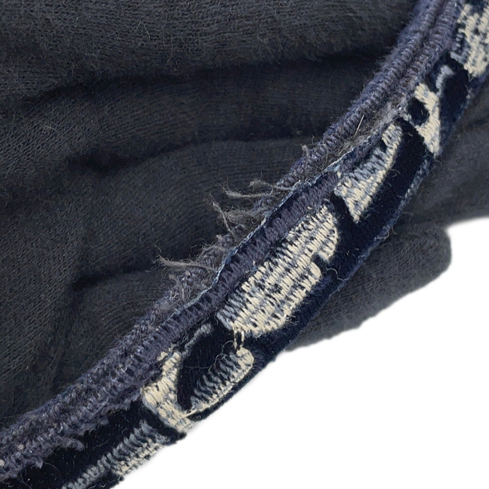 Dior Book tote Navy Canvas Velour Size Medium