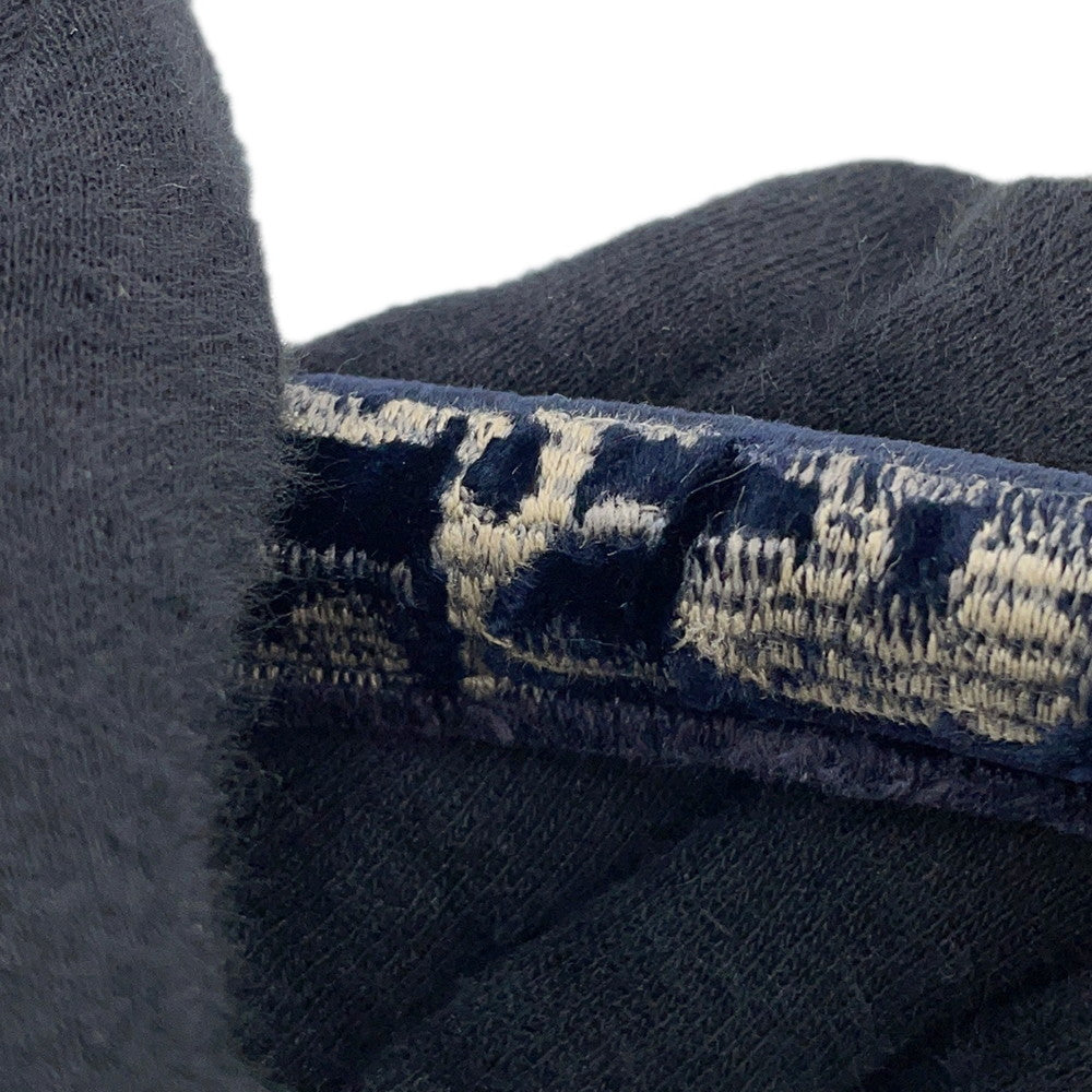Dior Book tote Navy Canvas Velour Size Medium