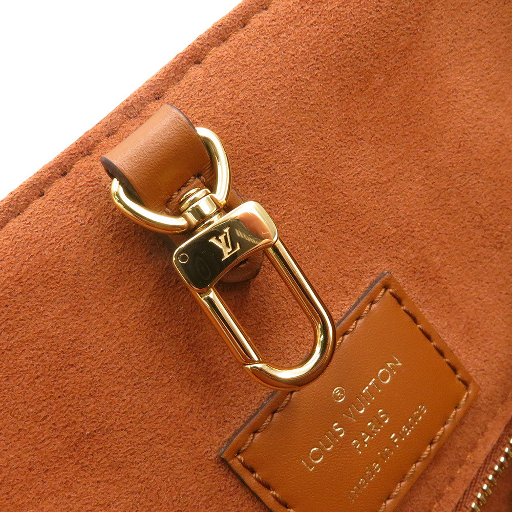 LOUIS VUITTON Fold tote Cerise/Cream/BrownM45389 Monogram Calf Leather Size PM