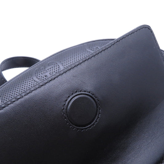 GUCCI GG Embossed Backpack Black658579 Leather