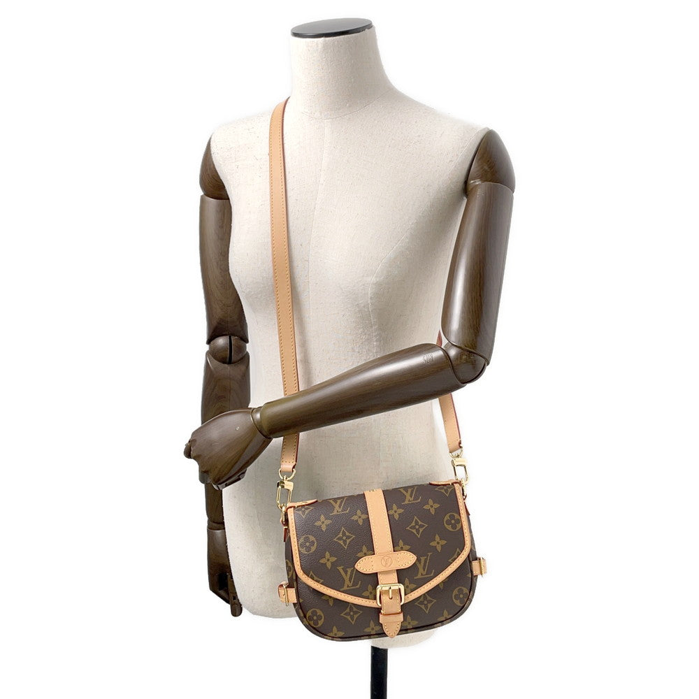 LOUIS VUITTON Saumur BB Brown/BeigeM46740 Monogram Size BB