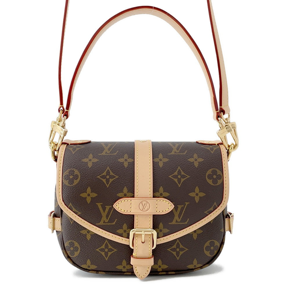 LOUIS VUITTON Saumur BB Brown/BeigeM46740 Monogram Size BB