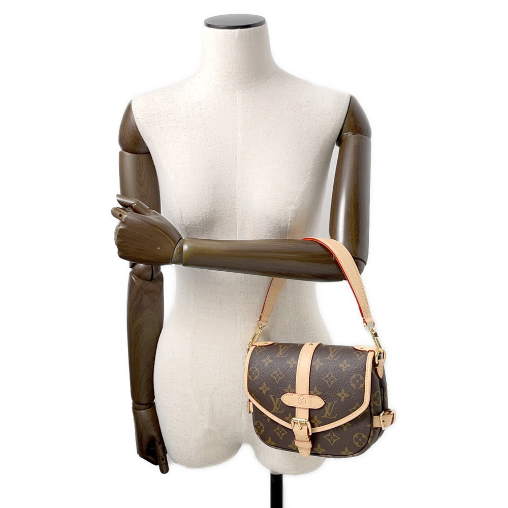 LOUIS VUITTON Saumur BB Brown/BeigeM46740 Monogram Size BB