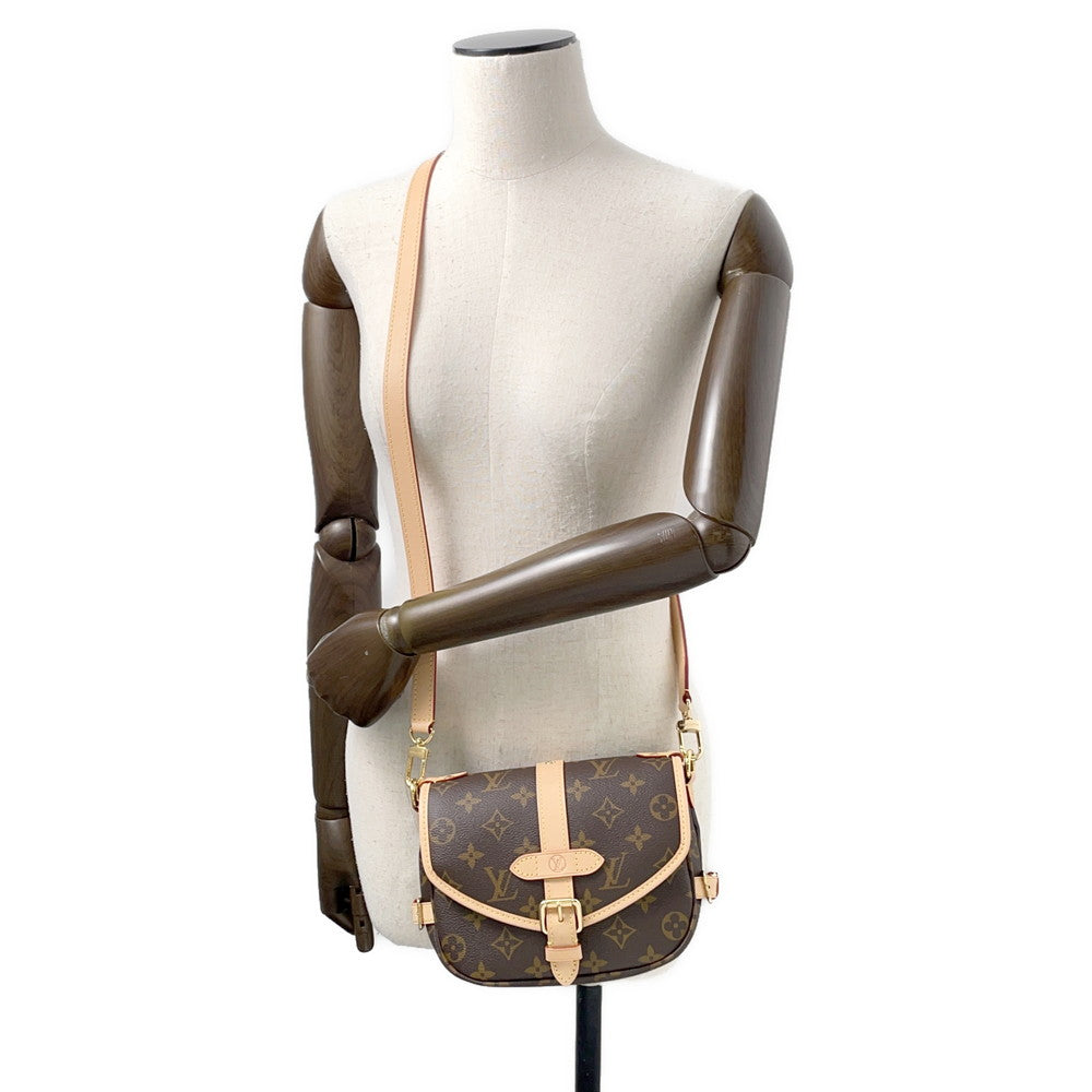 LOUIS VUITTON Saumur BB Brown/BeigeM46740 Monogram Size BB