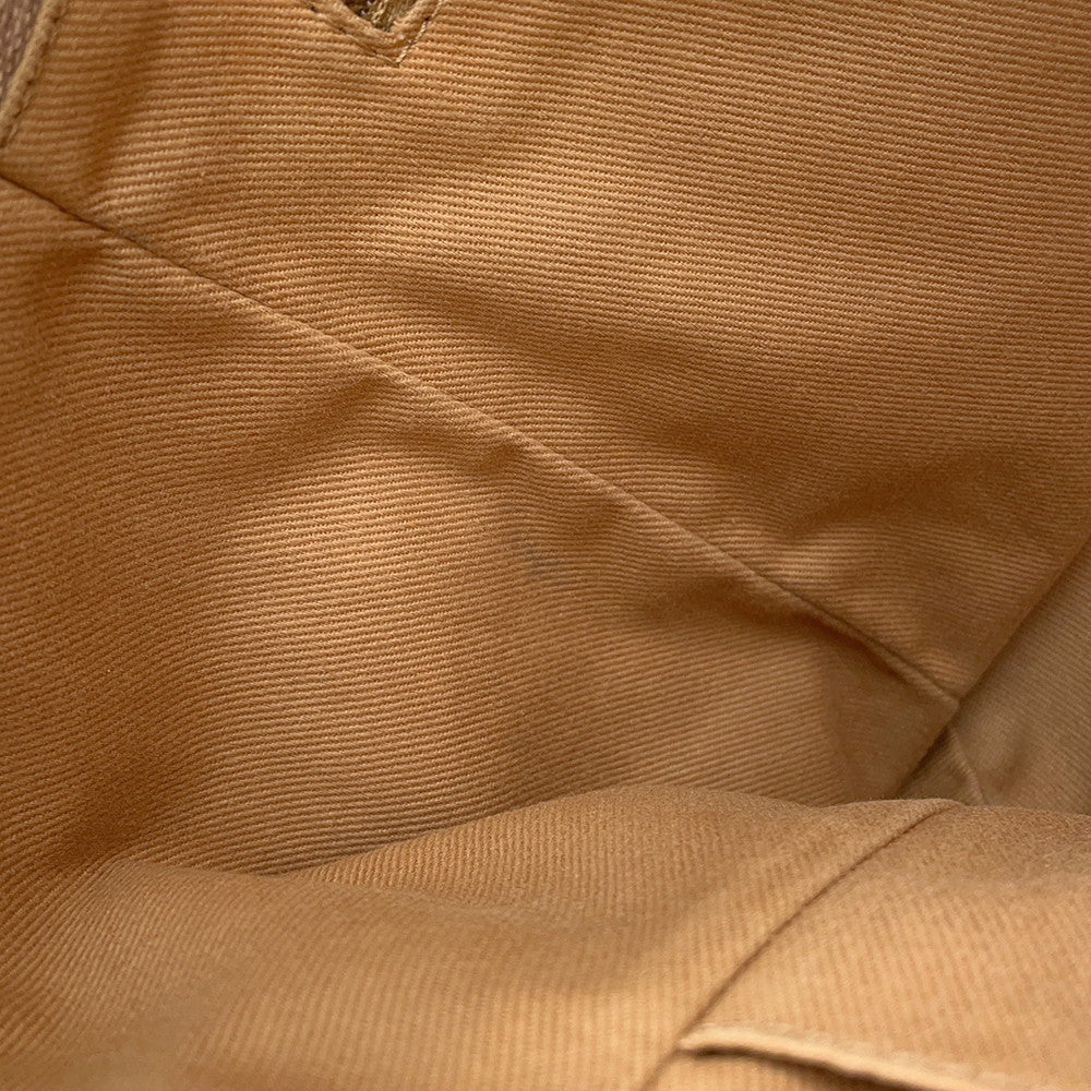 CHANEL Deauville ChainTote Bag BeigeA67001 Canvas Leather Size MM