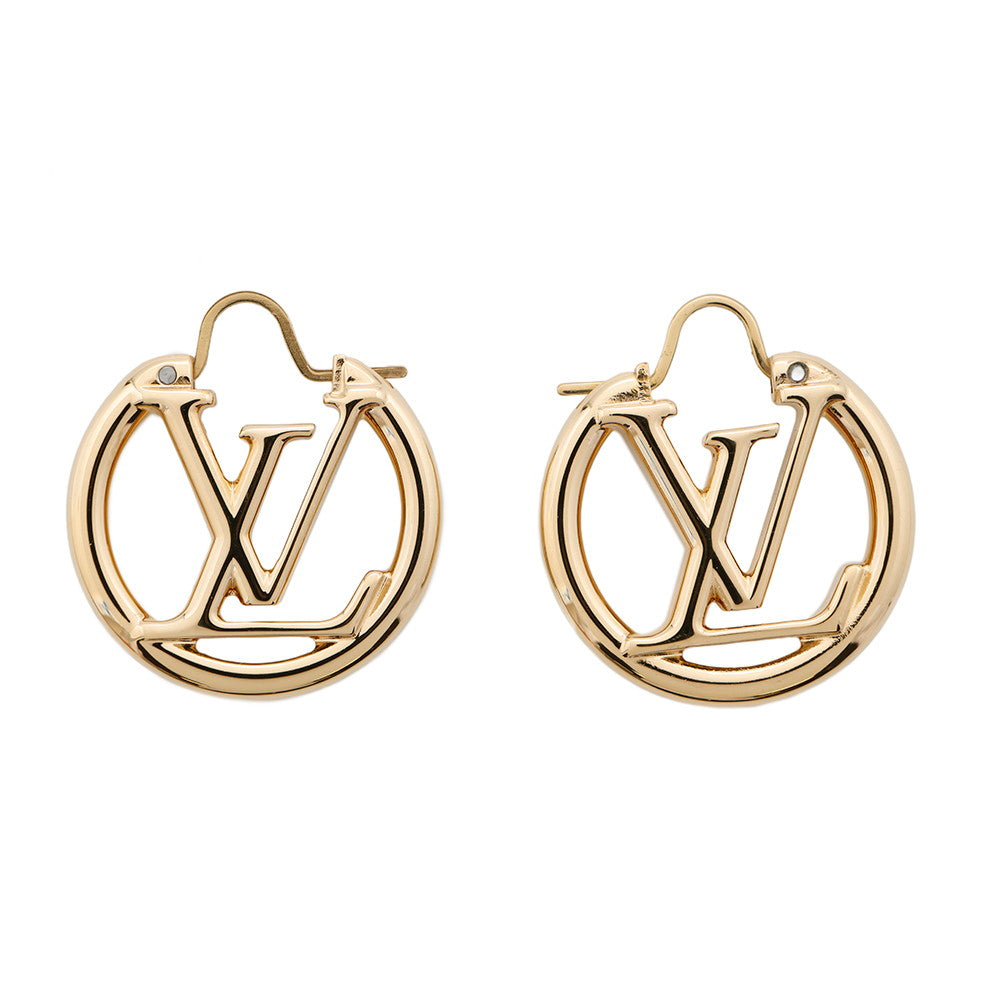 LOUIS VUITTON Earrings・Louise LV CircleM00396 Metal