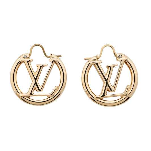 LOUIS VUITTON Earrings・Louise LV CircleM00396 Metal