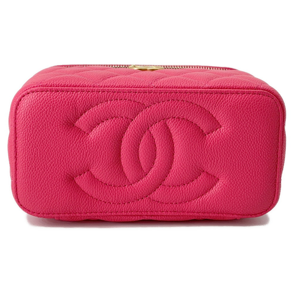 CHANEL Matelasse Vanity ChainShoulder Bag PinkAP3204 Caviar Leather