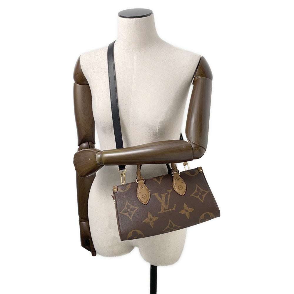 LOUIS VUITTON Onthego EW Chain RedM14236 Monogram Reverse Canvas Monogram Giant