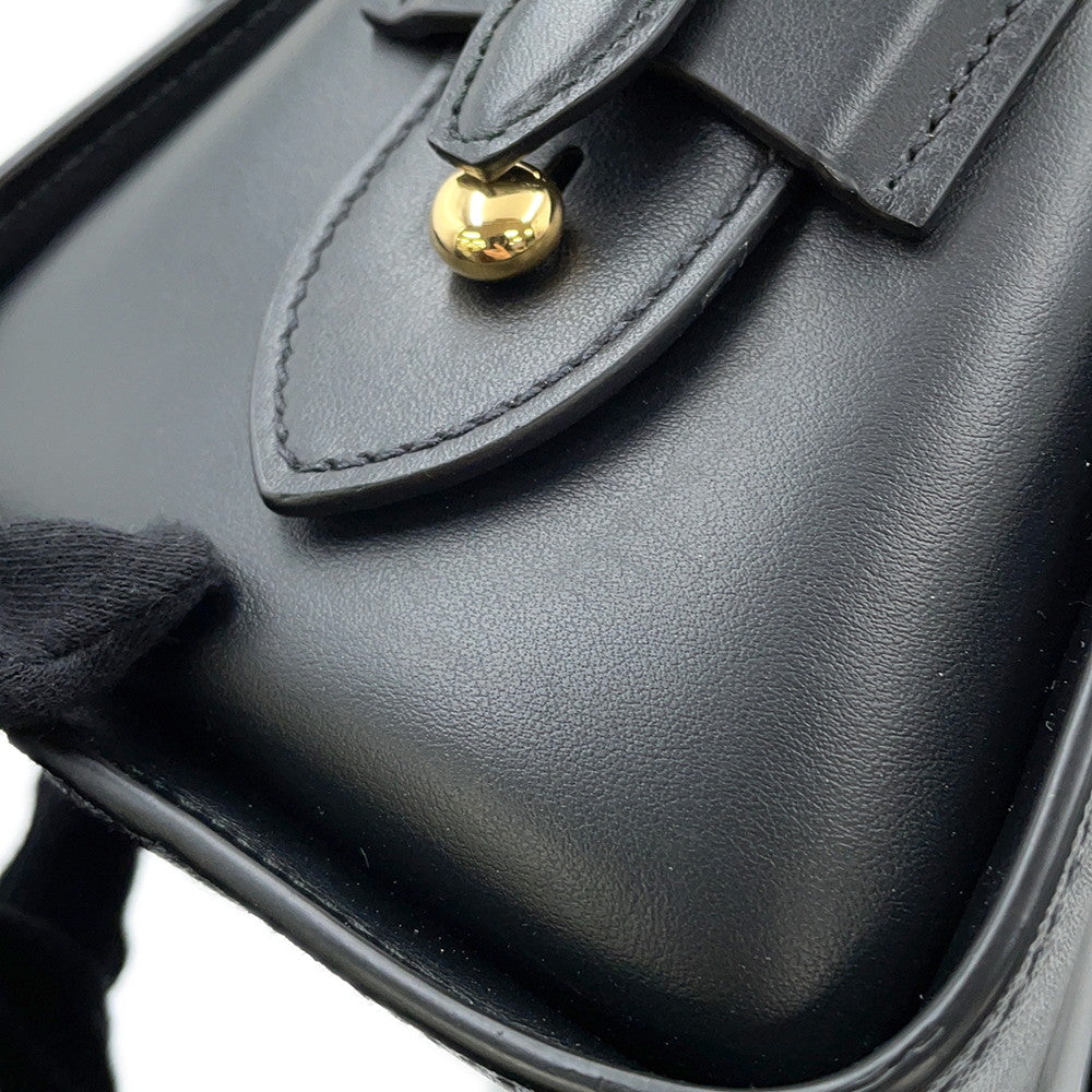 PRADA Saffiano Leather 2WAY Handbag Black1BA164 Leather