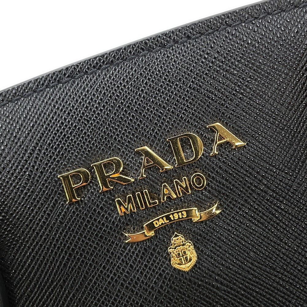 PRADA Saffiano Leather 2WAY Handbag Black1BA164 Leather