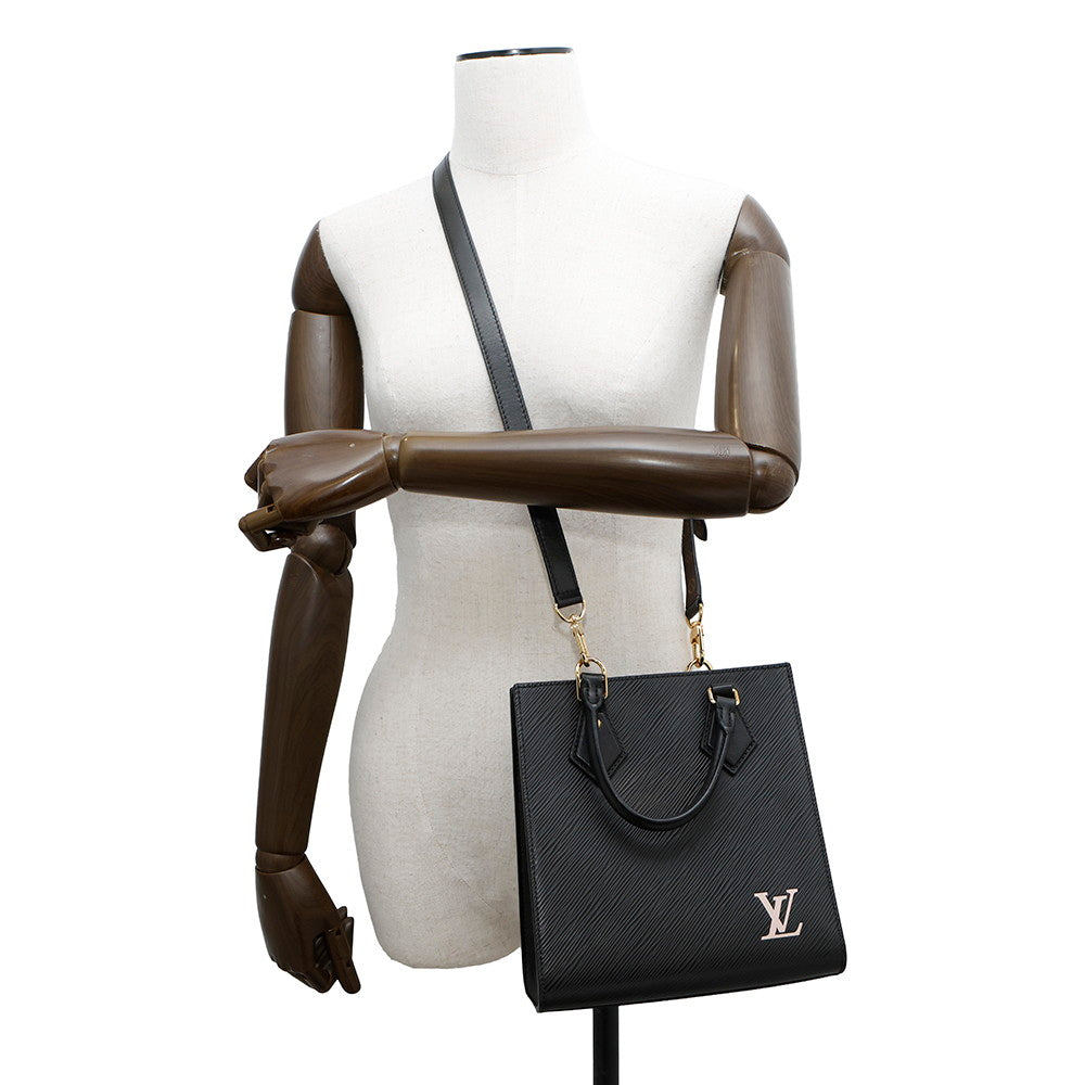 LOUIS VUITTON Sac Plat NoirM20958 Epi Leather Size BB