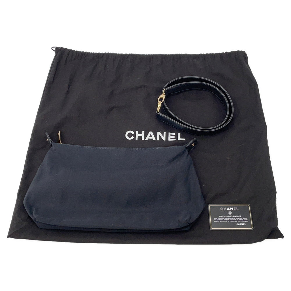 CHANEL Executive Line CC Logo Tote Bag BlackA15206 Leather