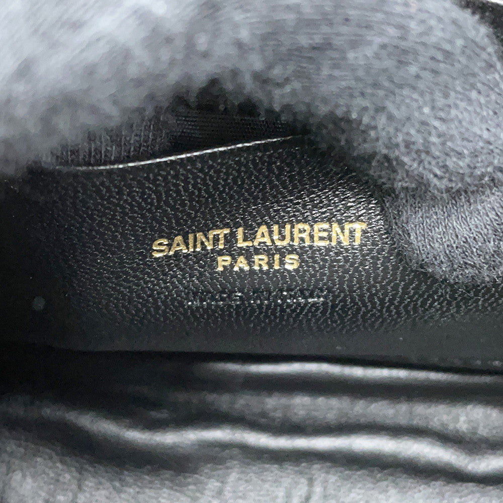 SAINT LAURENT PARIS Lou Tassel Chainshoulder Bag Khaki612579 Leather