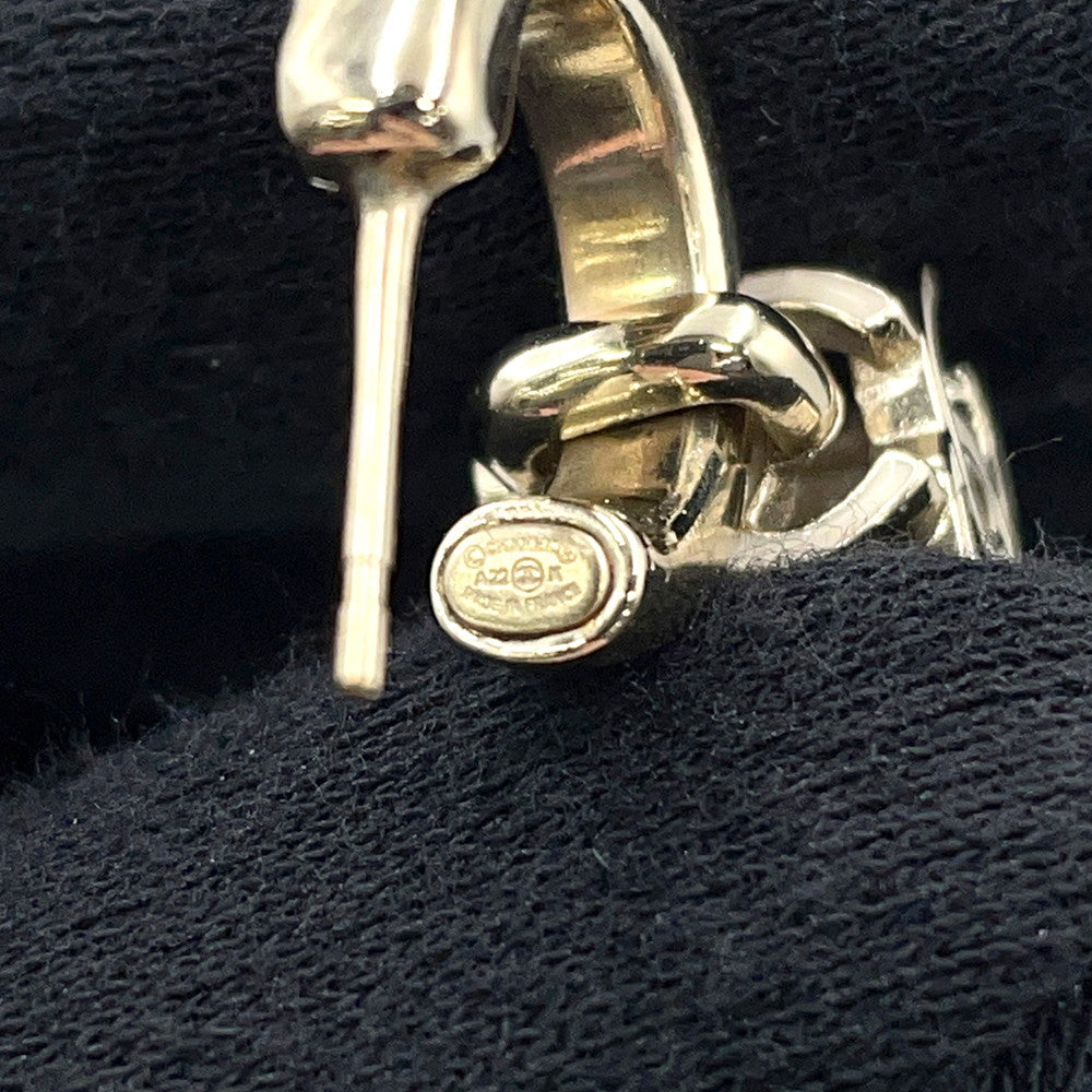 CHANEL CC Logo Cube EarringsAB9567 Gold Plated