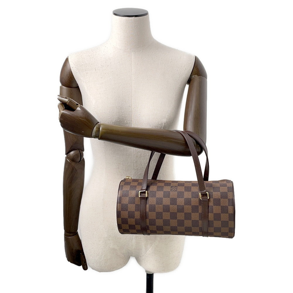 LOUIS VUITTON Papillon RedN51304 Damier Ebene Canvas Size PM