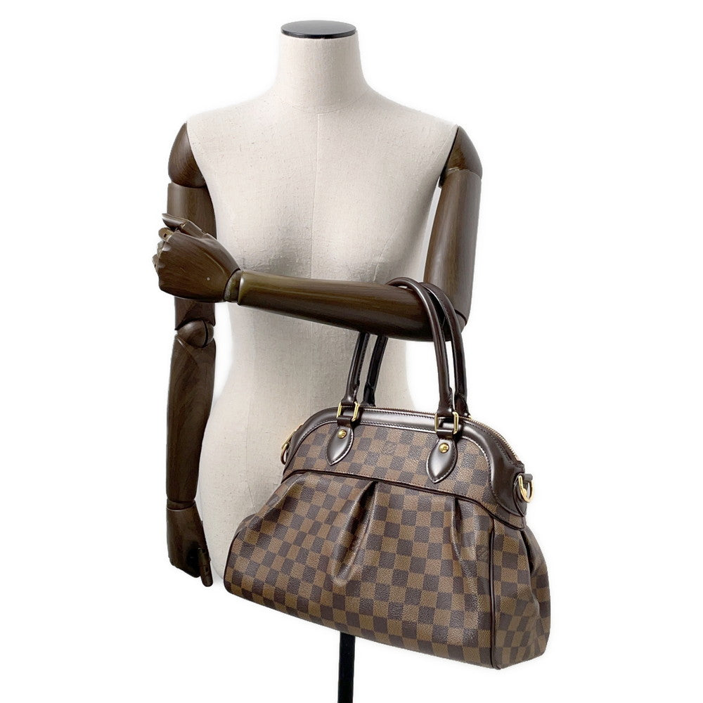 LOUIS VUITTON Trevi RedN51997 Damier Ebene Canvas Size PM