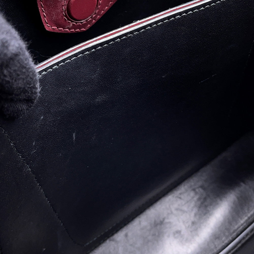 PRADA Panier 2WAYBag Red1BA212 Leather