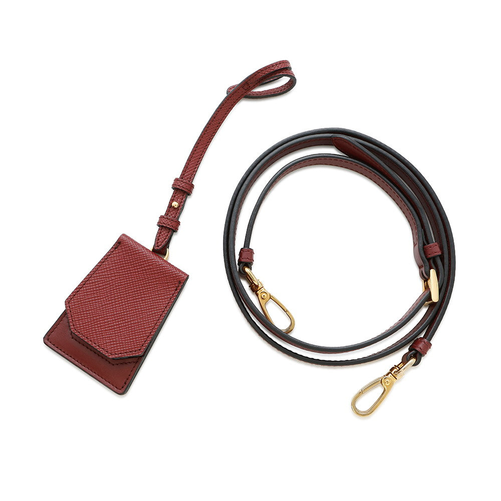 PRADA Panier 2WAYBag Red1BA212 Leather