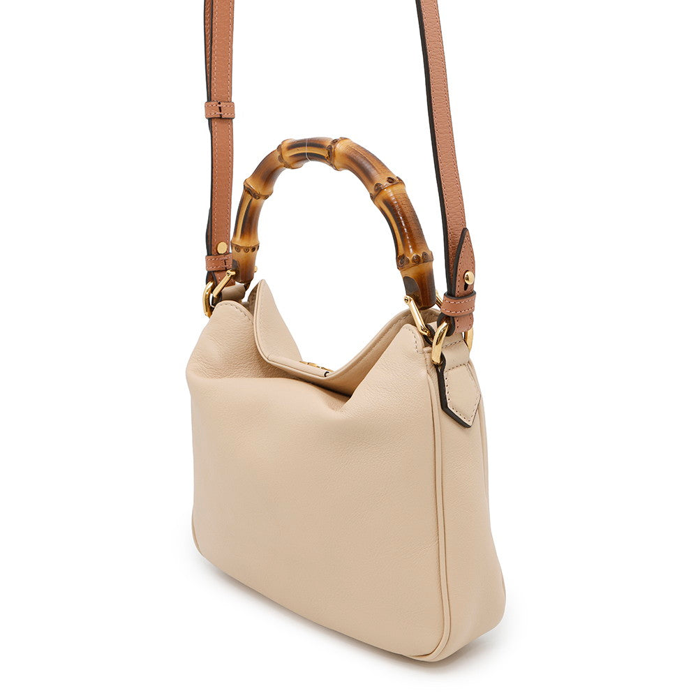 GUCCI Diana Bamboo 2way Shoulder Bag Beige746251 Leather Size Small