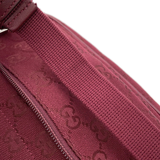 GUCCI GG Cross Body Bag Rosso Ancora802096 GG Canvas Size Small