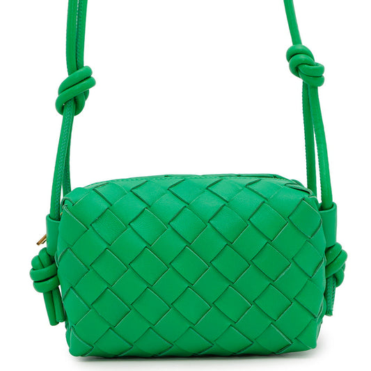 Bottega Veneta Candy Loop Shoulder Bag Parakeet730832V1G118425 INTRECCIATOLeather Size Mini