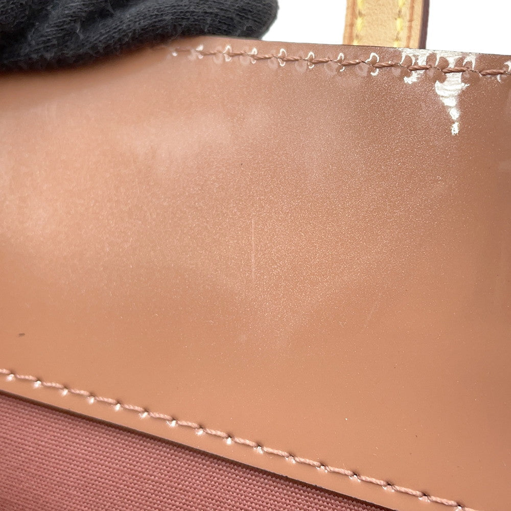 LOUIS VUITTON Catalina Rose VeloursM90015 Monogram Vernis Leather