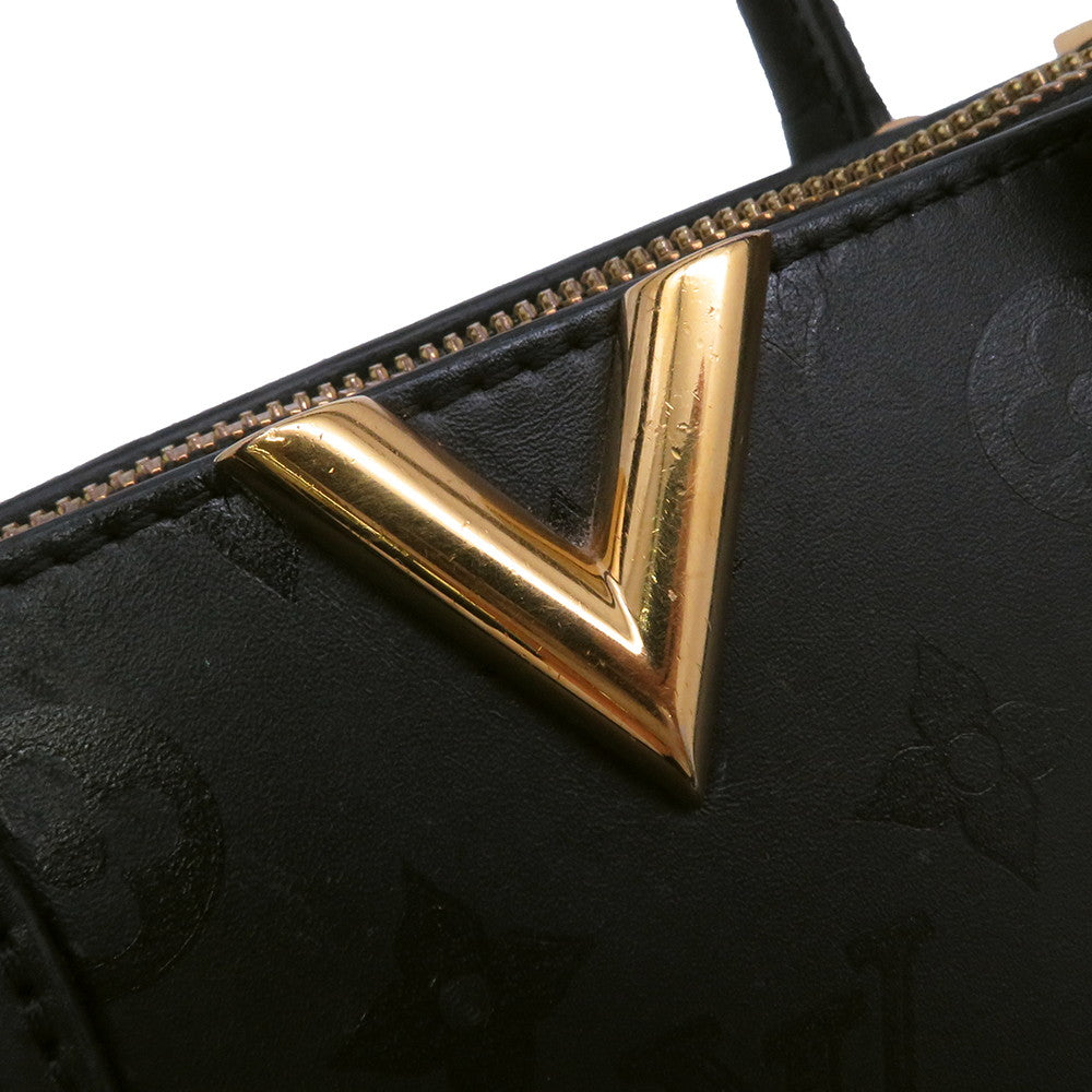 LOUIS VUITTON Very Zip Tote NoirM53648 Monogram Calf Leather Size MM