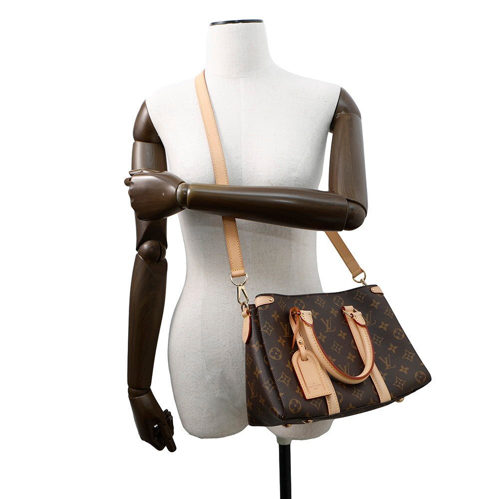 LOUIS VUITTON Soufflot BordeauxM44815 Monogram Size BB