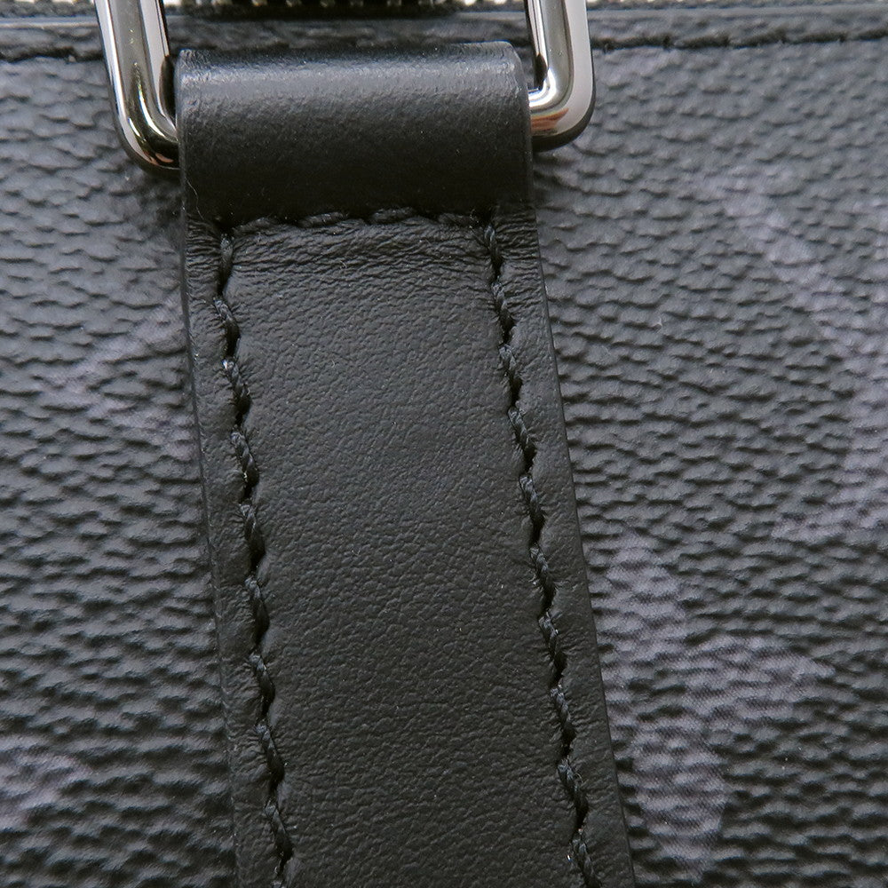 LOUIS VUITTON Sac Plat NoirM46098 Monogram Eclipse