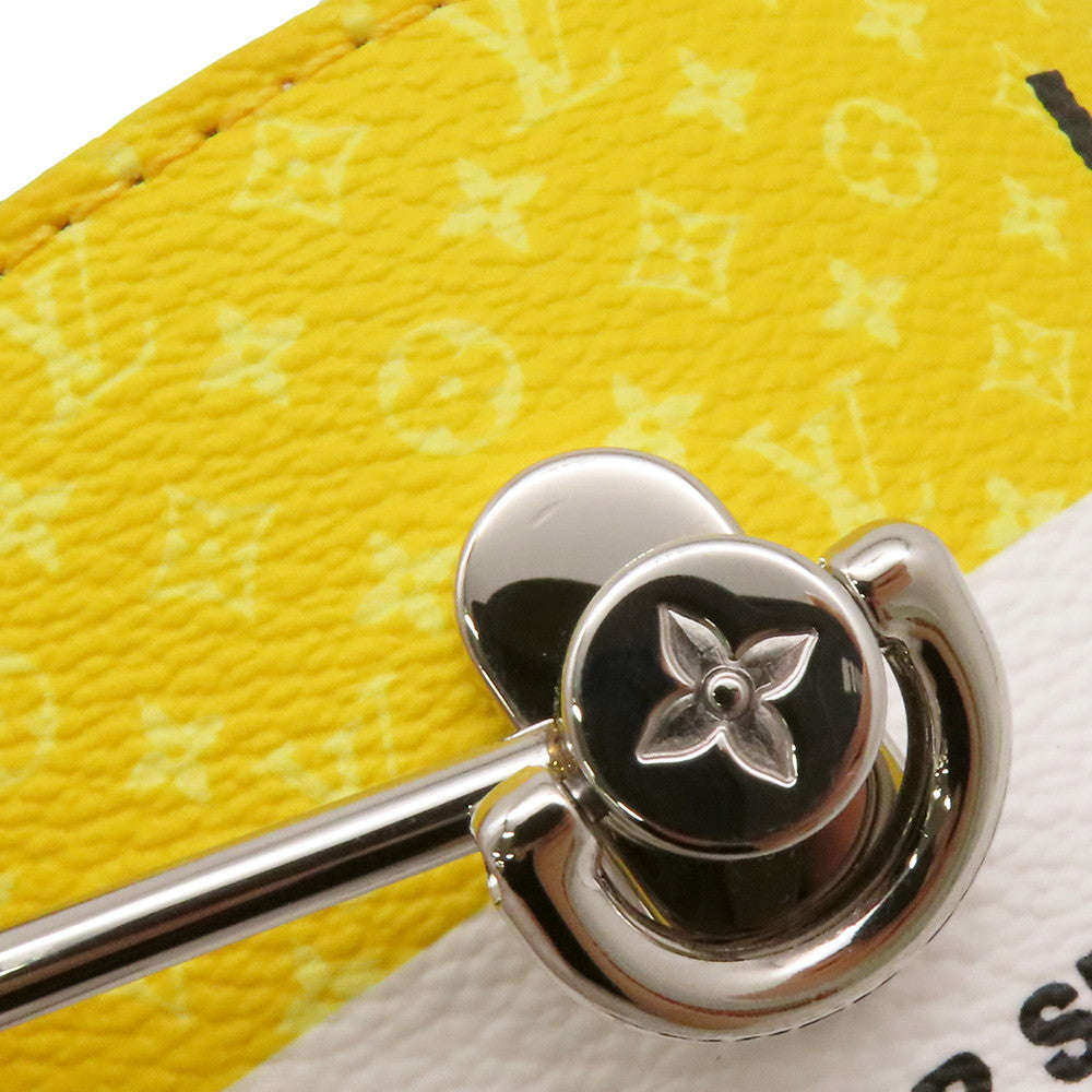 LOUIS VUITTON Paint Can YellowM81593 Canvas Leather