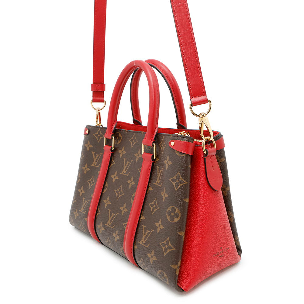 LOUIS VUITTON Soufflot NV CeriseM44818 Monogram Size BB