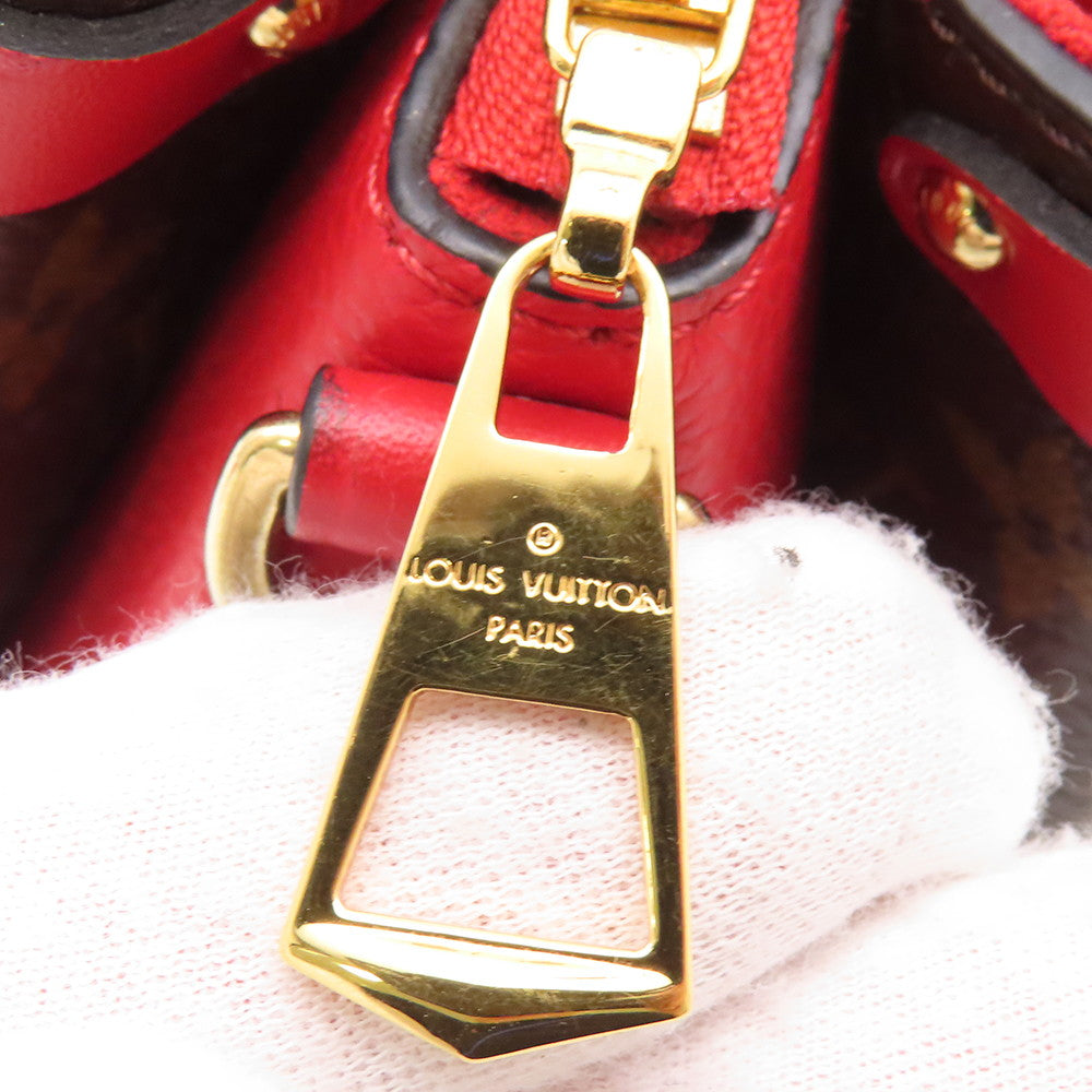 LOUIS VUITTON Soufflot NV CeriseM44818 Monogram Size BB