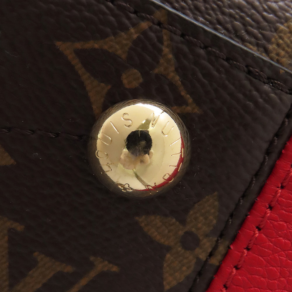 LOUIS VUITTON Soufflot NV CeriseM44818 Monogram Size BB