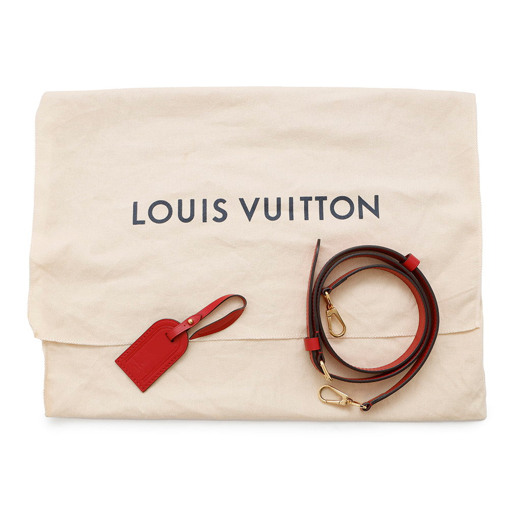 LOUIS VUITTON Soufflot NV CeriseM44818 Monogram Size BB