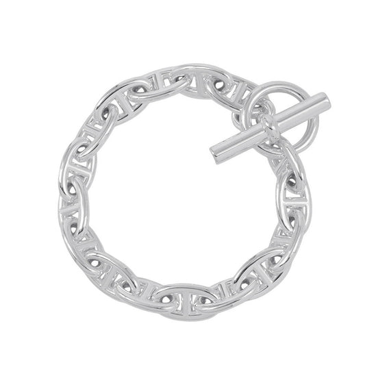 HERMES Chaine d'Ancre Bracelet 16 frames Size GM SV925