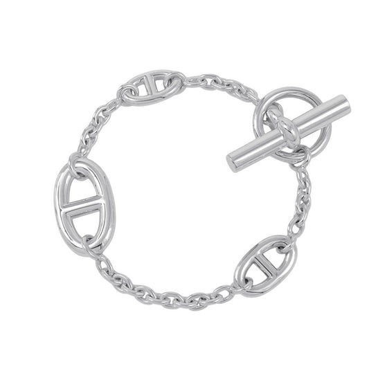 HERMES Chaine d'Ancre Farandole Bracelet Size ST SV925